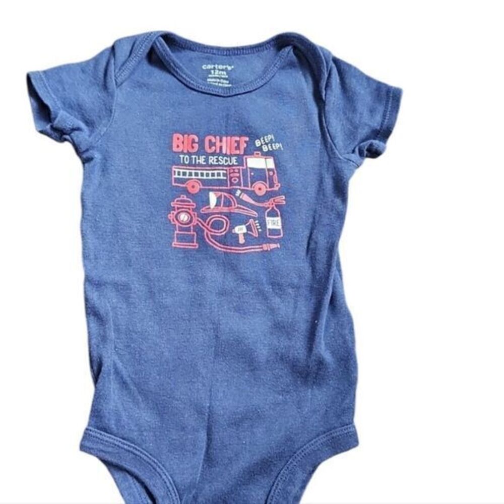 Boys firefighter‎ onsie